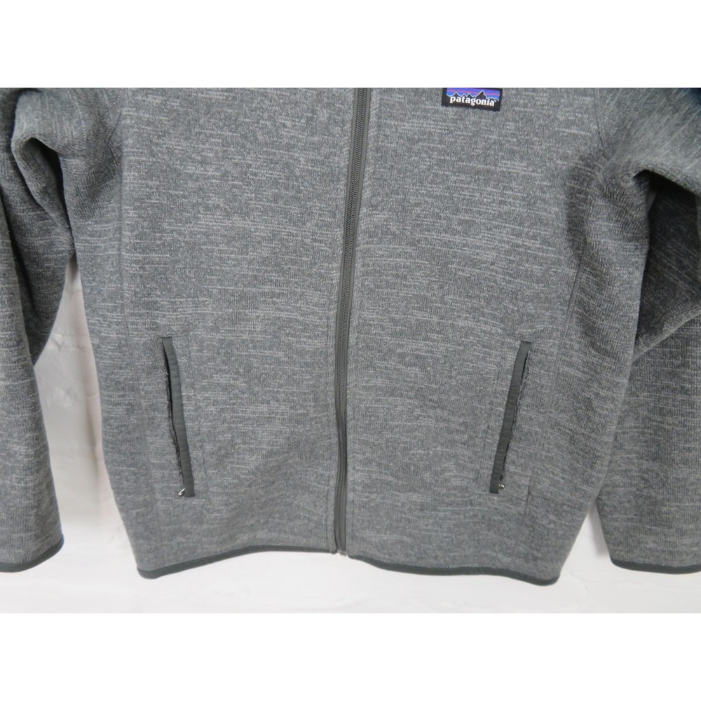 Patagonia Jacket Mens Medium Gray Better Sweater Fleece Full Zip Hiking Outdoors - Picture 3 of 9